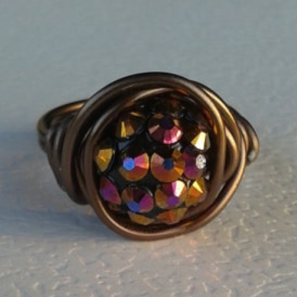 Wire Wrapped Ring - Picture 2 of 3